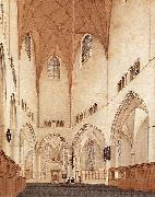 Interior of the Choir of Saint Bavo's Church at Haarlem. Pieter Jansz Saenredam
